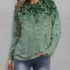 Discount 🧨 PixieLady Mint & Dark Green Lightweight Crewneck Sweatshirt - 👩 Women & Plus 🎉