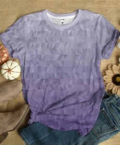 Top 10 🛒 PixieLady Purple Geometric Crewneck Short-Sleeve Tee - 👩 Women & Plus ✨