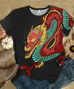 Deals ๐ฅฐ PixieLady Black & Red Dragon Crewneck Top - ๐ฉ Women & Plus ๐